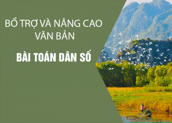 Bổ trợ và nâng cao văn bản: Bài toán dân số | Ngữ văn 8