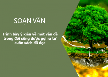 Trình bày ý kiến về một vấn đề trong đời sống được gợi ra từ cuốn sách đã đọc