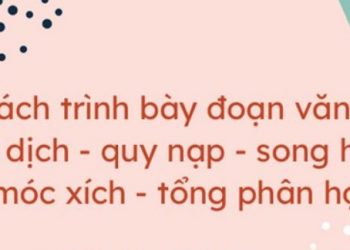 Ôn tập cách viết đoạn văn