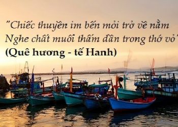 Phân tích bài thơ “Quê hương” của Tế Hanh