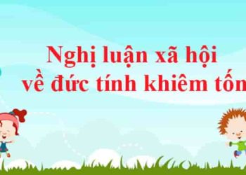 Nghị luận về lòng khiêm tốn