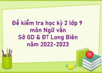 Đề kiểm tra học kỳ 2 lớp 9 môn Ngữ văn Long Biên