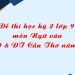 Đề thi học kỳ 2 lớp 9 môn Ngữ văn Sở GD & ĐT Cần Thơ năm 2023