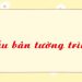 Cách viết Bản tường trình