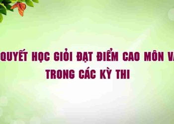 Bí quyết học giỏi đạt điểm cao môn Văn trong các kỳ thi