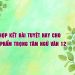 Tổng hợp kết bài tuyệt hay cho các tác phẩm trọng tâm Ngữ văn 12