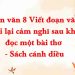 Soạn văn 8 Viết đoạn văn ghi lại cảm nghĩ sau khi đọc một bài thơ