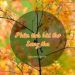 Phân tích bài thơ "Sang thu" của nhà thơ Hữu Thỉnh