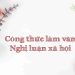 Một số kỹ năng học sinh cần biết khi làm nghị luận xã hội