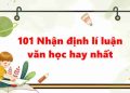 101 Nhận định lí luận văn học đắt giá giúp bài viết của bạn ghi điểm tuyệt đối
