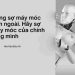 Đừng sợ máy móc bên ngoài. Hãy sợ máy móc của chính lòng mình